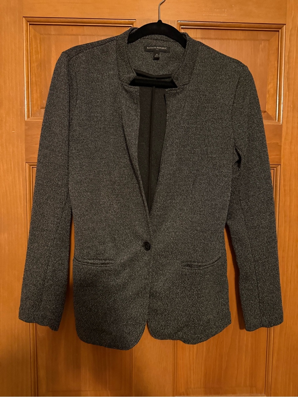 Banana Republic Factory Classic Knit Herringbone Blazer size M